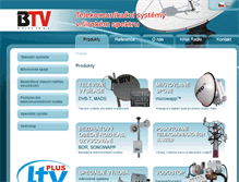 Tablet Screenshot of btv.cz
