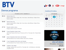 Tablet Screenshot of btv.lt